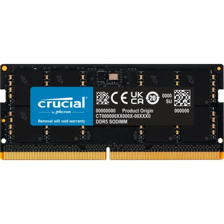 Crucial SORAM D5 5200 48GB CL46 - 48 GB geheugenmodule 1 x 48 GB DDR5 5600 MHz ECC