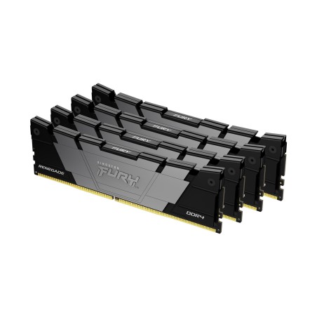 Kingston Technology FURY 64GB 3600MT s DDR4 CL16 DIMM (Kit da 4) 1Gx8 Renegade Black