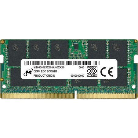 Micron MTA9ASF1G72HZ-3G2R1R módulo de memória 8 GB 1 x 8 GB DDR4 3200 MHz ECC