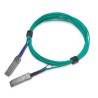 Nvidia MFA1A00-C003 Cable de fibra óptica e InfiniBand 3 m QSFP Azul