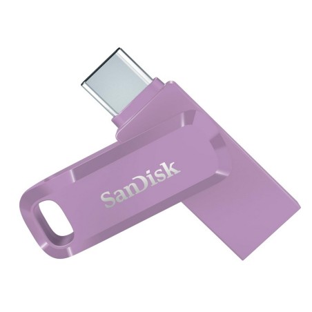 SanDisk Ultra Dual Drive Go USB 256GB unidade de memória USB USB Type-A   USB Type-C 3.2 Gen 1 (3.1 Gen 1) Lavanda