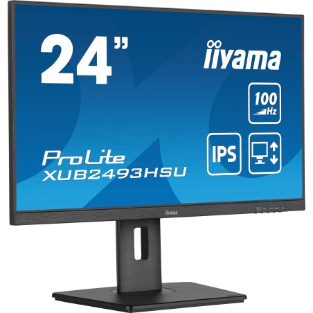 iiyama ProLite monitor de ecrã 60,5 cm (23.8") 1920 x 1080 pixels Full HD LED Preto