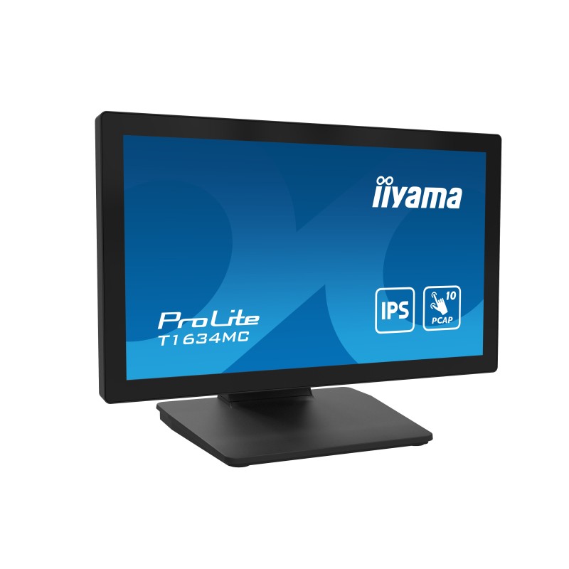 Image of iiyama ProLite T1634MC-B1S Monitor PC 39,6 cm (15.6") 1920 x 1080 Pixel Full HD LED Touch screen Nero