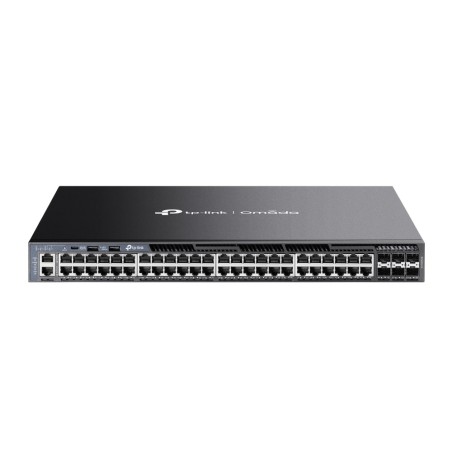 TP-Link Omada SG6654X Netzwerk-Switch Managed L3 Gigabit Ethernet (10 100 1000) 1U Schwarz