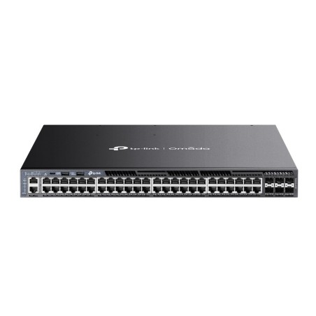 TP-Link Omada SG6654XHP Netzwerk-Switch Managed L3 Gigabit Ethernet (10 100 1000) Power over Ethernet (PoE) 1U Schwarz