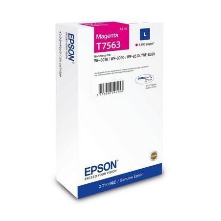 Epson C13T75634N inktcartridge 1 stuk(s) Origineel Normaal rendement Magenta