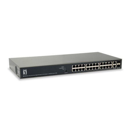 LevelOne GEP-2651 commutateur réseau Géré L3 Gigabit Ethernet (10 100 1000) Connexion Ethernet, supportant l'alimentation via