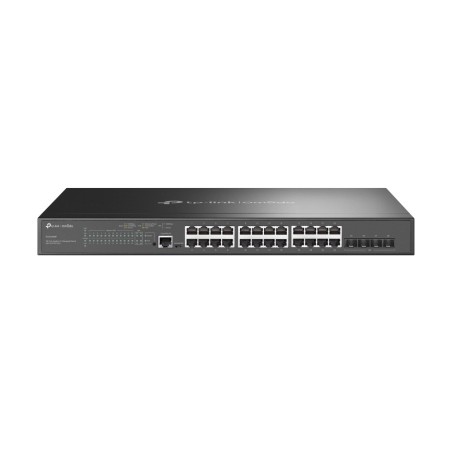 TP-Link Omada SG3428MP switch di rete Gestito L2+ Gigabit Ethernet (10 100 1000) Supporto Power over Ethernet (PoE) 1U Nero