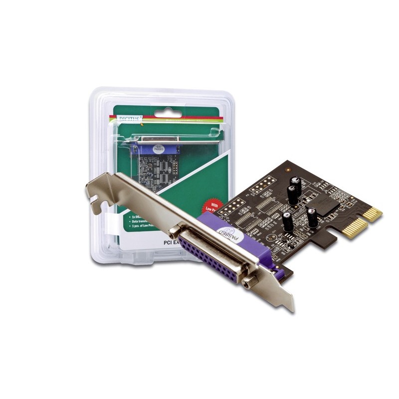 Image of Digitus PCIe, Parallel interface card scheda di interfaccia e adattatore