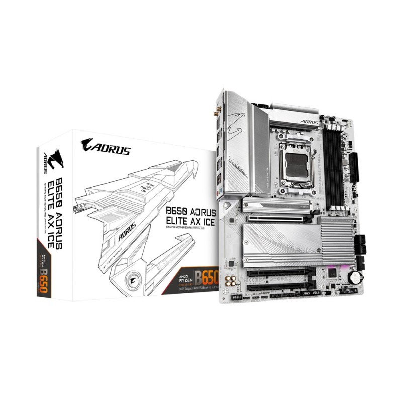 Image of Gigabyte B650 AORUS ELITE AX ICE scheda madre AMD B650 Presa di corrente AM5 ATX