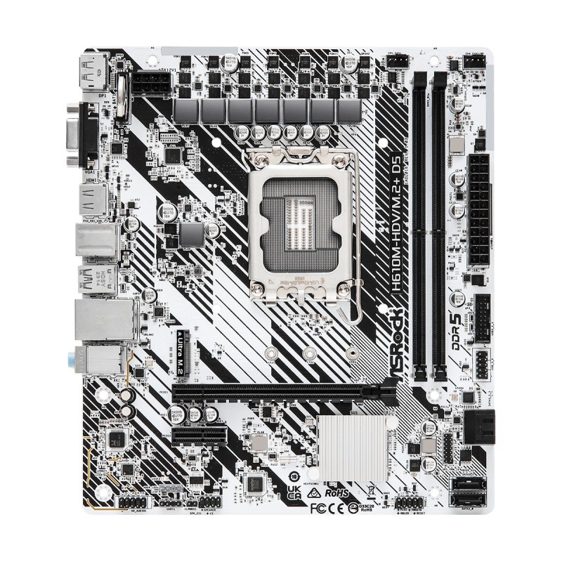 Image of Asrock H610M-HDV/M.2+ D5 Intel H610 LGA 1700 micro ATX057