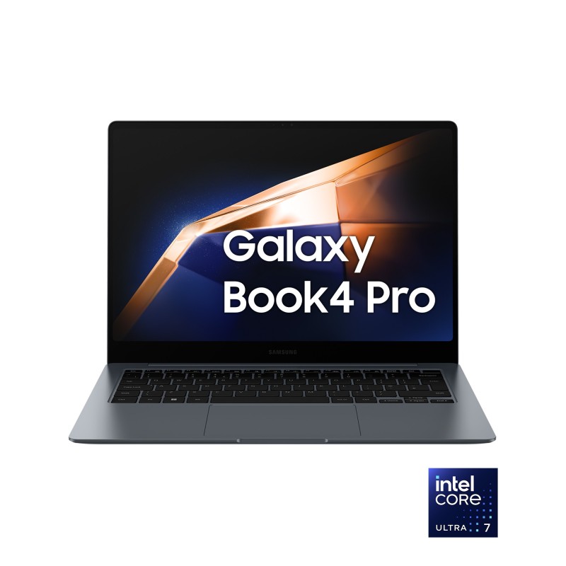 Image of Samsung Galaxy Book4 Pro Intel Core Ultra 7 155H Computer portatile 35,6 cm (14") Touch screen WQXGA+ 16 GB LPDDR5x-SDRAM 1 TB