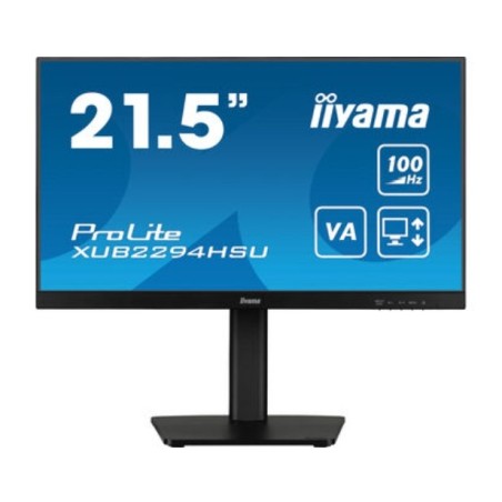 iiyama ProLite XUB2294HSU-B6 monitor de ecrã 54,6 cm (21.5") 1920 x 1080 pixels Full HD LCD Preto