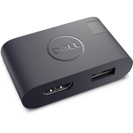 DELL DA20 USB tipo-C HDMI + USB Nero