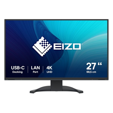 EIZO FlexScan EV2740X-BK monitor de ecrã 68,6 cm (27") 3840 x 2160 pixels 4K Ultra HD LCD Preto