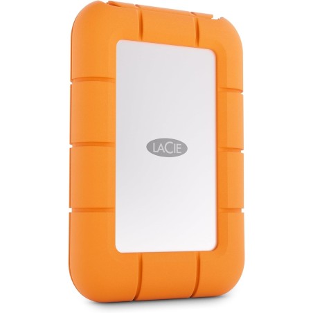 LaCie STMF4000400 Externes Solid State Drive 4 TB Grau, Orange