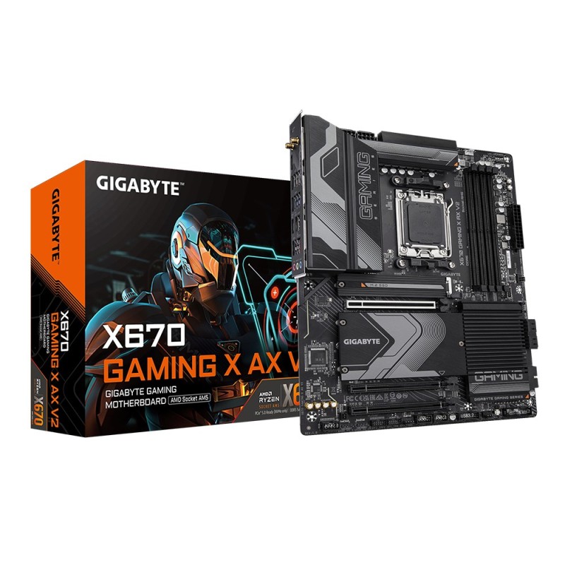 Image of Gigabyte X670 GAMING X AX V2 scheda madre AMD X670 Presa di corrente AM5 ATX