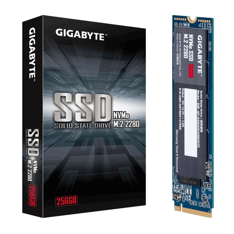 Image of Gigabyte GP-GSM2NE3256GNTD drives allo stato solido M.2 256 GB PCI Express 3.0 NVMe