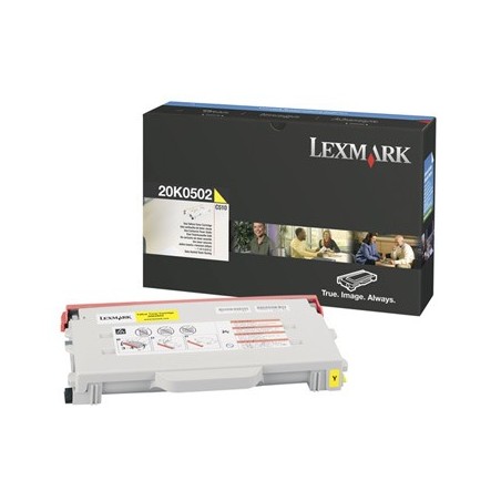 Lexmark 20K0502 cartuccia toner 1 pz Originale Giallo