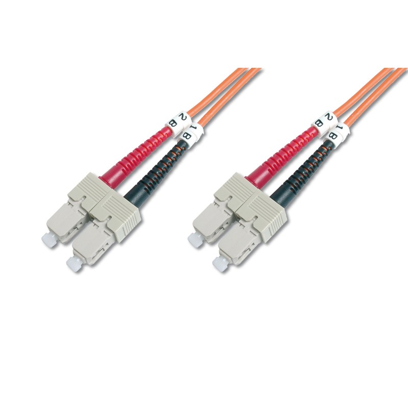 Image of Digitus DK-2622-02 cavo InfiniBand e in fibra ottica 2 m SC I-VH Arancione