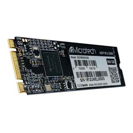 Microtech SSD960M2S80 disque SSD M.2 960 Go Série ATA III MLC