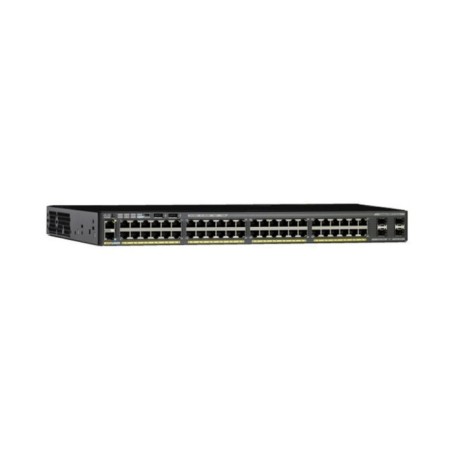 Cisco Small Business WS-C2960X-48LPS-L Managed L2 L3 Gigabit Ethernet (10 100 1000) Power over Ethernet (PoE) 1U Schwarz