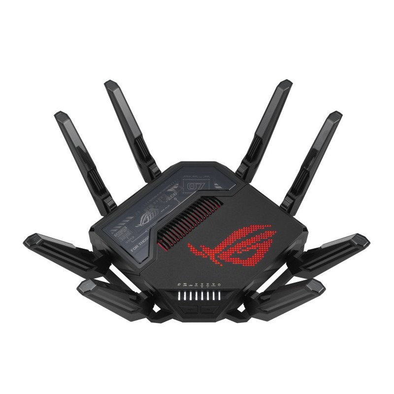 ASUS ROG Rapture GT-BE98 router wireless 10 Gigabit Ethernet Quad-band (2.4 GHz / 5 GHz-1 / 5 GHz-2 / 6 GHz) Nero