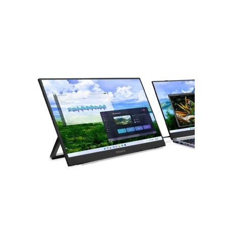 Atlantis Land A05-P156WP Draagbare televisie en monitoor Draagbare monitor Zwart 39,6 cm (15.6") LED 1920 x 1080 Pixels