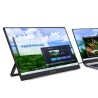 Atlantis Land A05-P156WP TV-Gerät Monitor tragbar Tragbarer Monitor Schwarz 39,6 cm (15.6") LED 1920 x 1080 Pixel