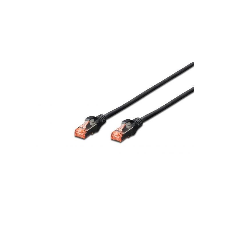 Digitus DK1644005BL cavo di rete Nero 0,5 m Cat6 SF/UTP (S-FTP)