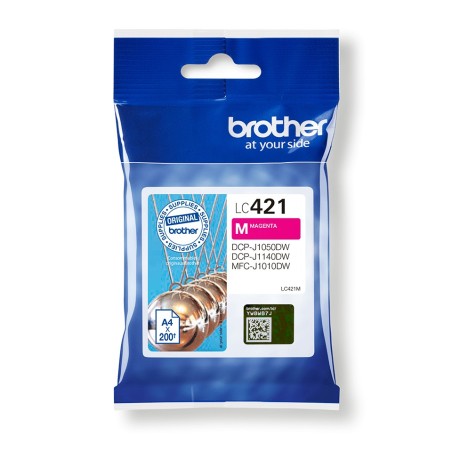 Brother LC421M inktcartridge 1 stuk(s) Origineel Magenta