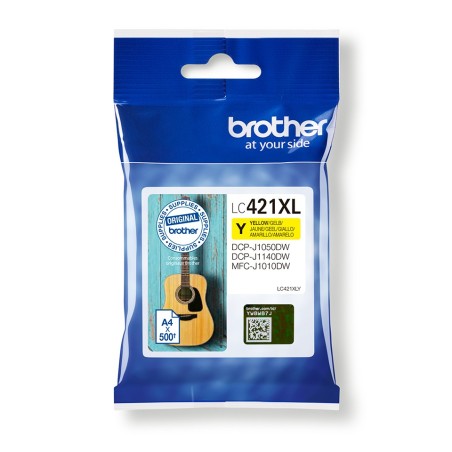 Brother LC421XLY inktcartridge 1 stuk(s) Origineel Geel