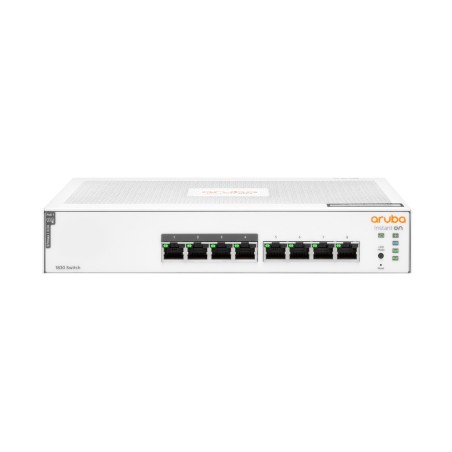 Aruba Instant On 1830 8G 4p Class4 PoE 65W Managed L2 Gigabit Ethernet (10 100 1000) Power over Ethernet (PoE) 1U