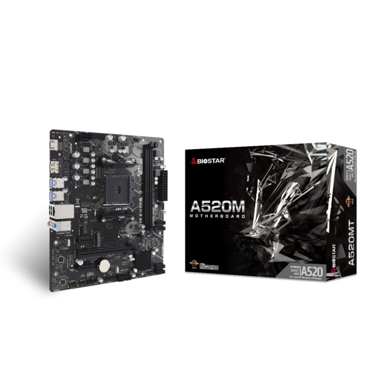 Image of Biostar A520MT scheda madre AMD A520 Socket AM4 micro ATX