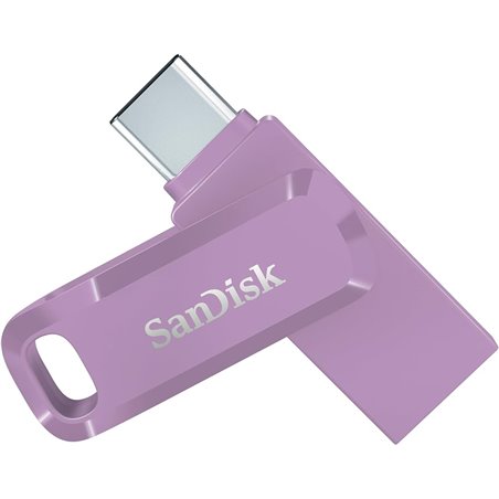SanDisk Ultra Dual Drive Go USB 128GB unità flash USB USB Type-A / USB Type-C 3.2 Gen 1 (3.1 Gen 1) Lavanda