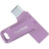 SanDisk Ultra Dual Drive Go USB 128GB unidade de memória USB USB Type-A / USB Type-C 3.2 Gen 1 (3.1 Gen 1) Lavanda