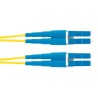 Panduit 1m OS2 LC Duplex InfiniBand Glasfaserkabel Blau, Gelb