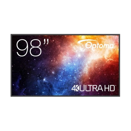 Optoma N3981K Digitale signage flatscreen 2,49 m (98") LED Wifi 500 cd m² 4K Ultra HD Zwart Android 11 24 7