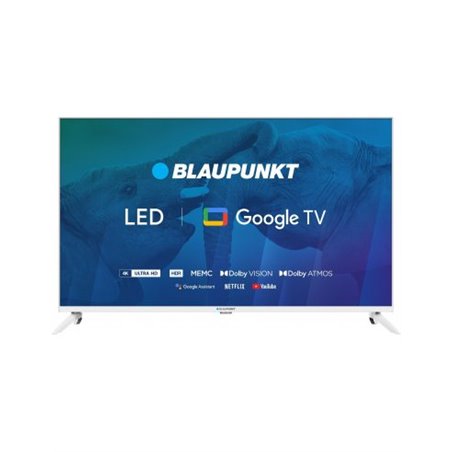 TV 43  Blaupunkt 43UBG6010S 4K Ultra HD LED  GoogleTV  Dolby Atmos  WiFi 2 4-5GHz  BT  white