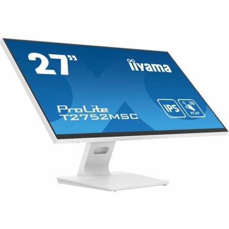 iiyama ProLite T2752MSC-W1 Computerbildschirm 68,6 cm (27") 1920 x 1080 Pixel Full HD LED Touchscreen Weiß