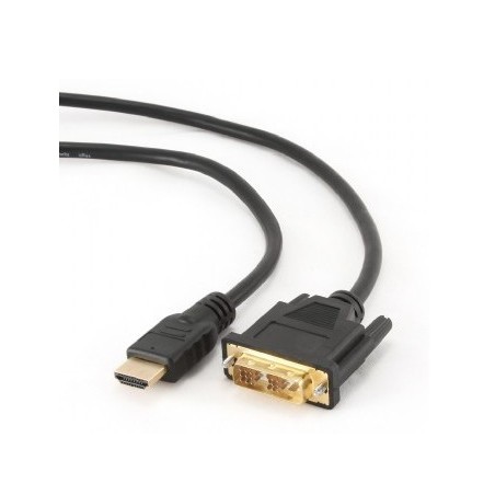 Gembird 3m, HDMI DVI, M M DVI-D Noir
