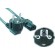 Gembird PC-186-VDE-3M power cord with VDE approval 3 meter Negro