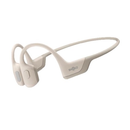 SHOKZ OpenRun Pro Headset Draadloos Neckband Oproepen muziek Bluetooth Beige