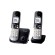Panasonic KX-TG6812 Telefone DECT Identificação de chamadas Preto, Prateado