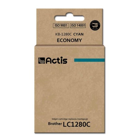 Actis KB-1280C-inkt (vervangt Brother LC1280C standaard 19 ml blauw)