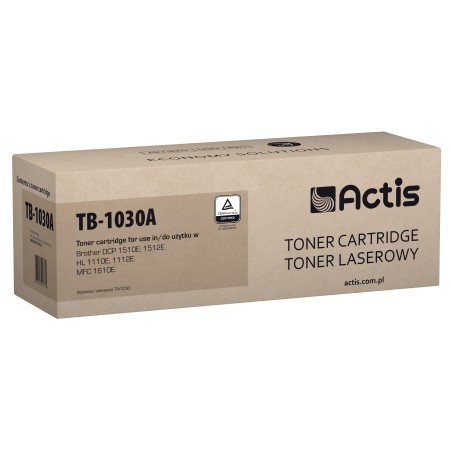 Actis Toner cartridge TB-1030A (vervanging Brother TN-1030 Supreme 1000 pagina's zwart)