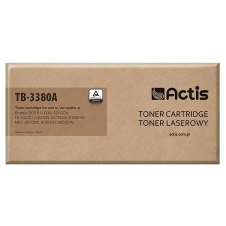 Actis Toner cartridge TB-3380A (vervanging Brother TN-3380 Supreme 8000 pagina's zwart)