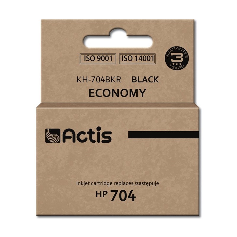 Actis KH-704BKR cartuccia d'inchiostro 1 pz Compatibile Resa standard Nero
