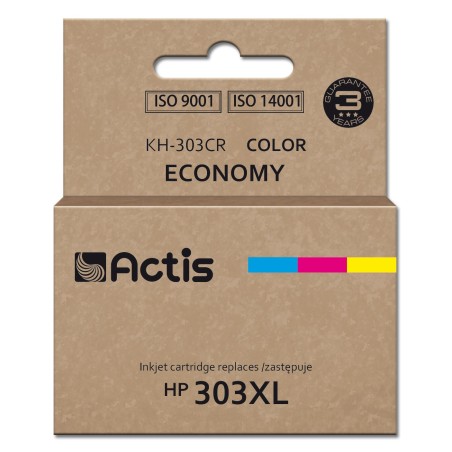 Actis KH-303CR Tinte für HP Drucker, Ersatztinte HP 303XL T6N03AE Premium 18ml 415 Seiten Farbe