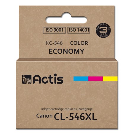 Actis KH-303BKR inkt voor Canon printer, vervanging Canon PG-545XL Supreme 15 ml 180 pagina's rood, blauw, geel.